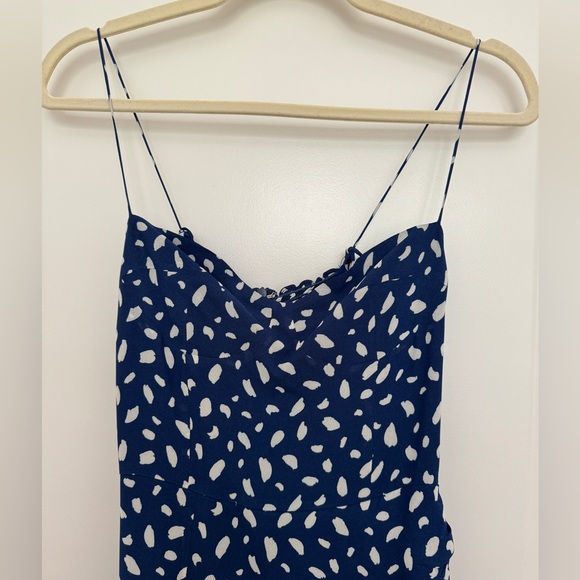 Reformation Kourtney Midi Slit Dress in Moray size 2 - Picture 3 of 14